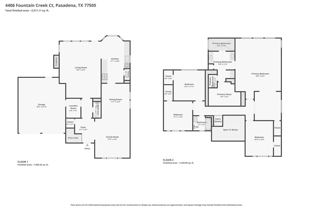 4406 Fountain Creek Court Pasadena, TX 77505