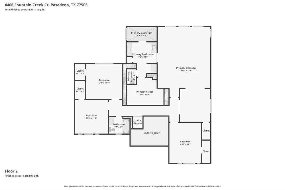 4406 Fountain Creek Court Pasadena, TX 77505