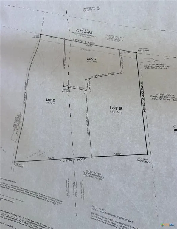 FM 2268 ROAD Salado, TX 76571