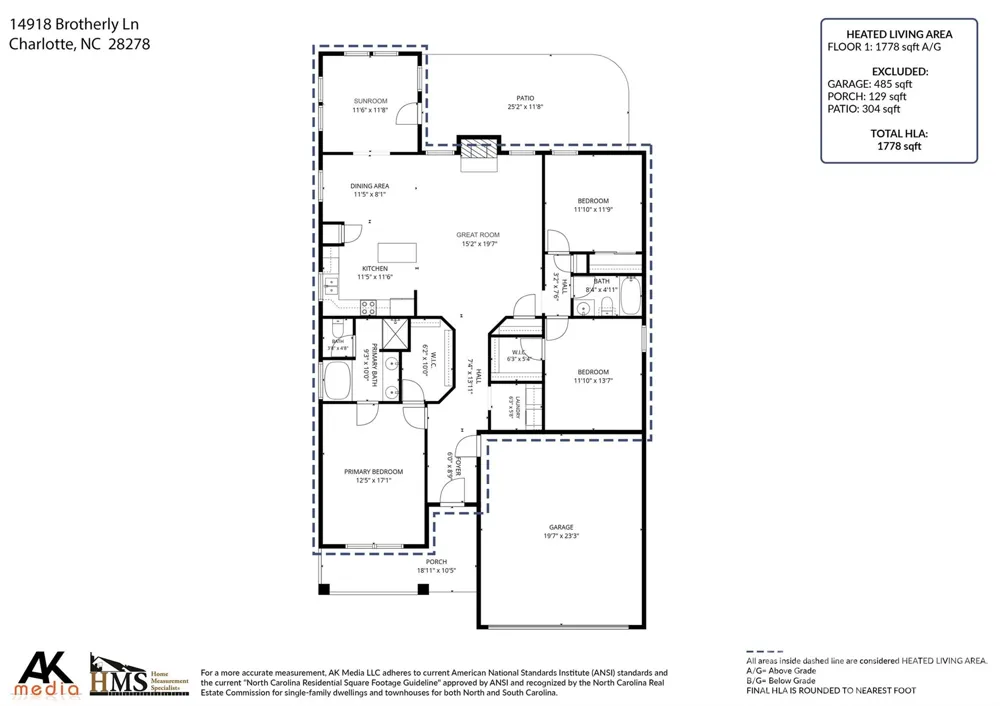 14918 Brotherly Lane Charlotte, NC 28278