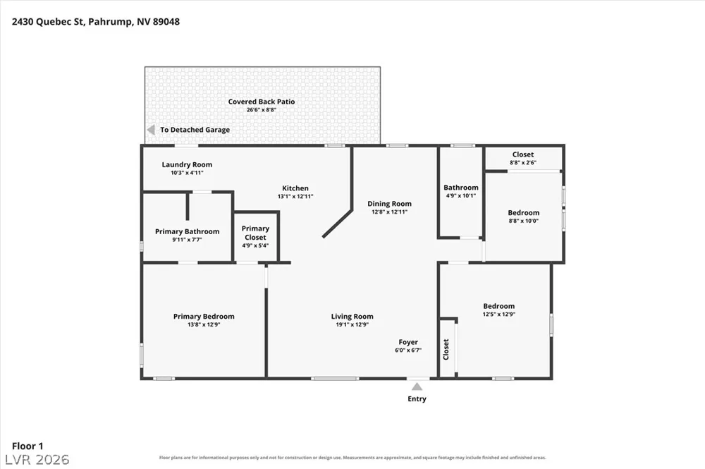 2430 Quebec Street Pahrump, NV 89048