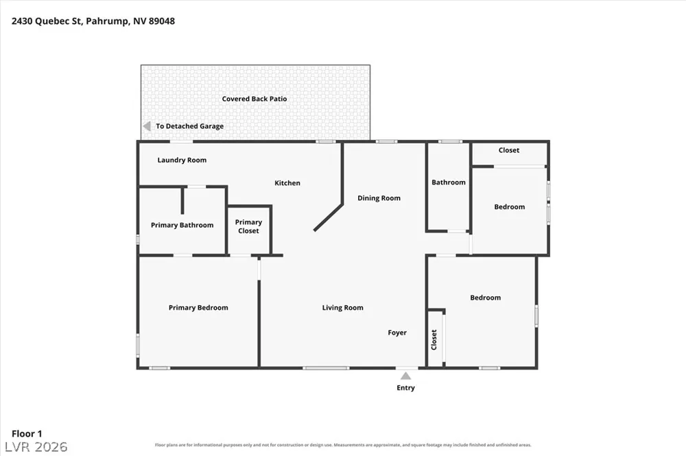 2430 Quebec Street Pahrump, NV 89048