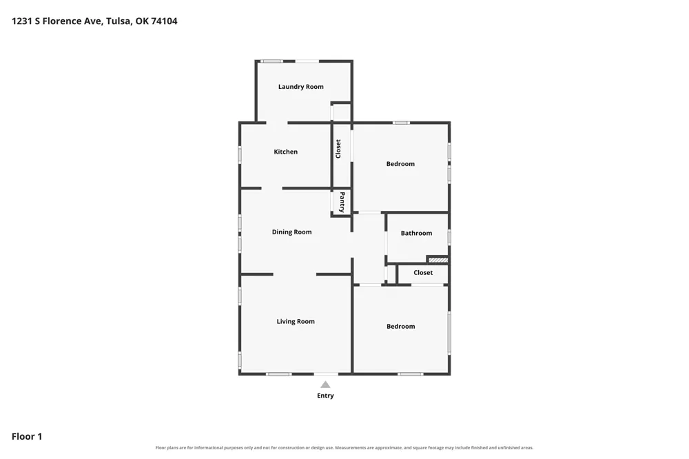 1231 S Florence Avenue Tulsa, OK 74104