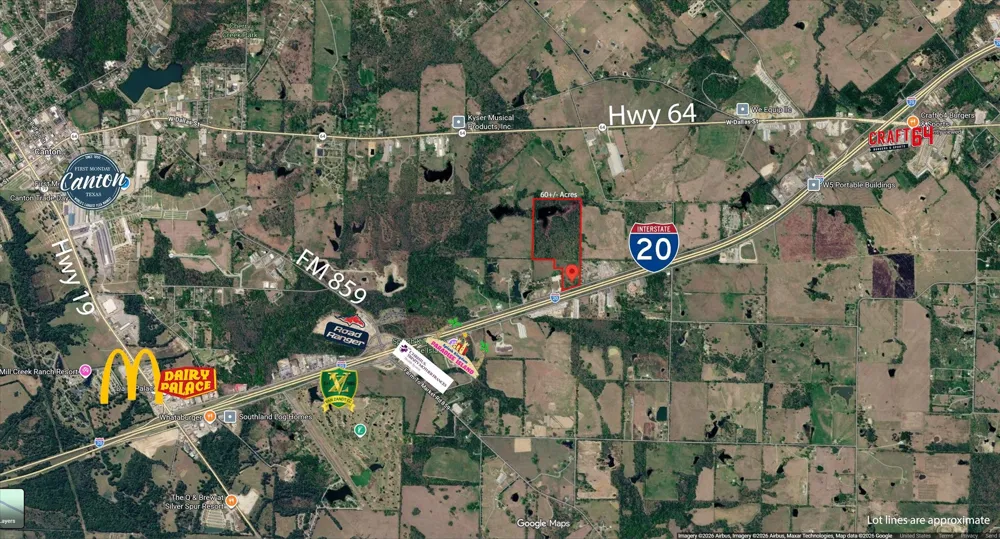 I-20 Service Road Canton, TX 75103