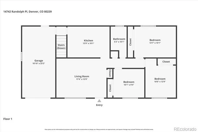14742 Randolph Place Denver, CO 80239