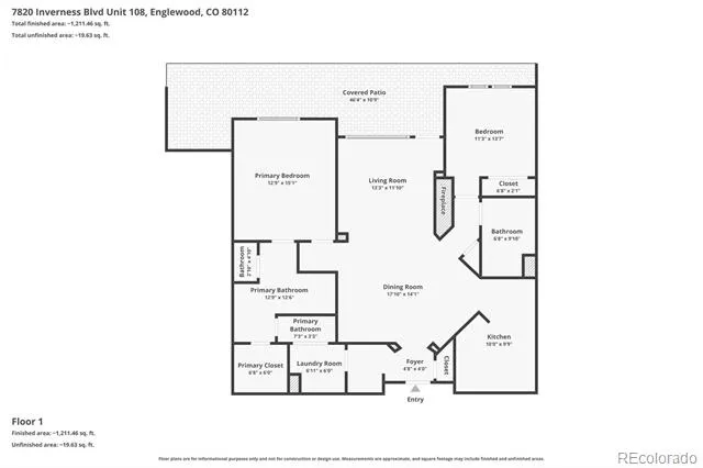 7820 Inverness Boulevard #108 Englewood, CO 80112