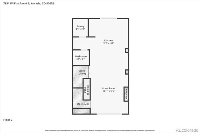 7851 W 51st Avenue #B Arvada, CO 80002
