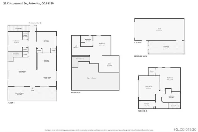 33 Cottonwood Drive Antonito, CO 81120