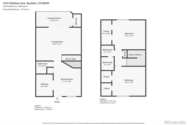 3161 Madison Avenue #107 Boulder, CO 80303