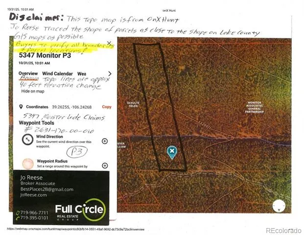 5347 Monitor Lode Claims Leadville, CO 80461