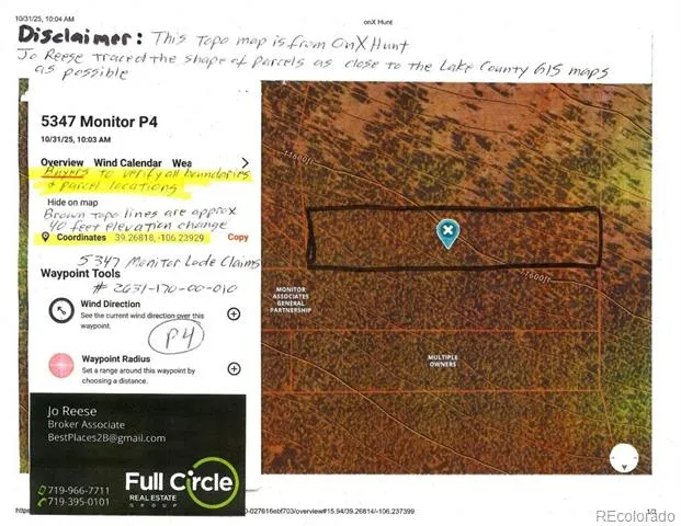 5347 Monitor Lode Claims Leadville, CO 80461