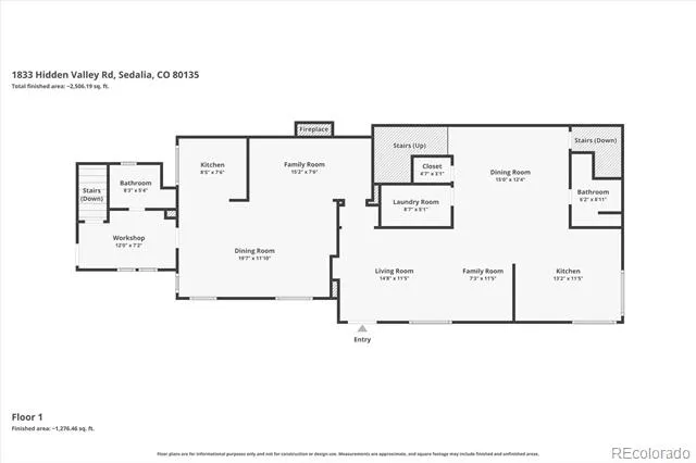1833 Hidden Valley Road Sedalia, CO 80135