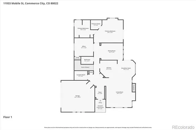 11933 Mobile Street #A Commerce City, CO 80022
