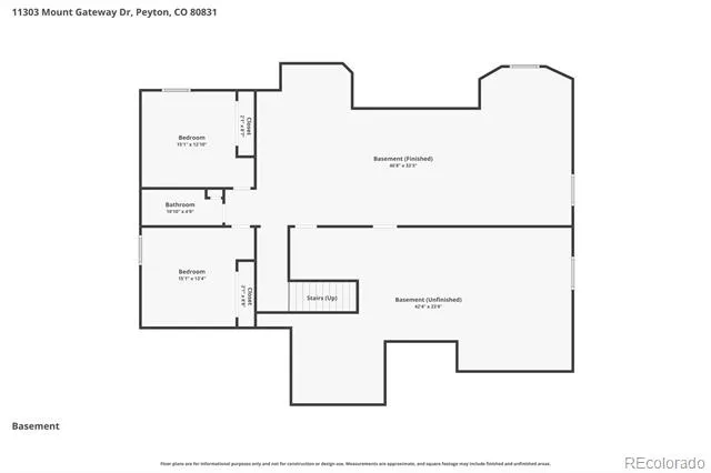 11303 Mount Gateway Drive Peyton, CO 80831