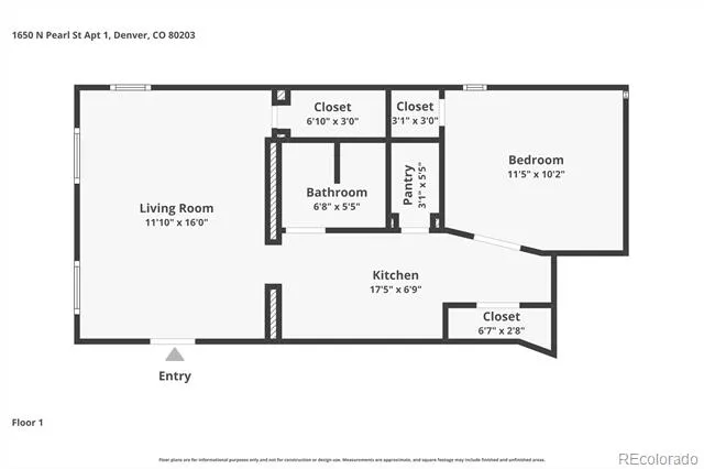 1650 Pearl Street #1 Denver, CO 80203