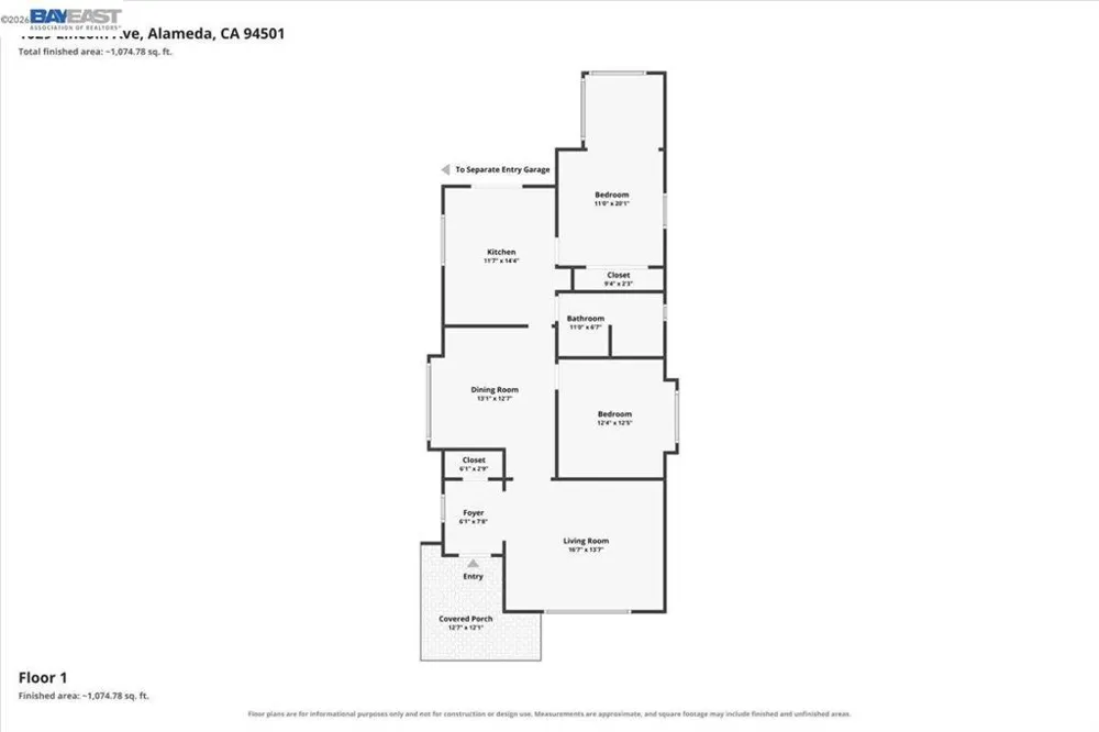1029 Lincoln Ave Alameda, CA 94501