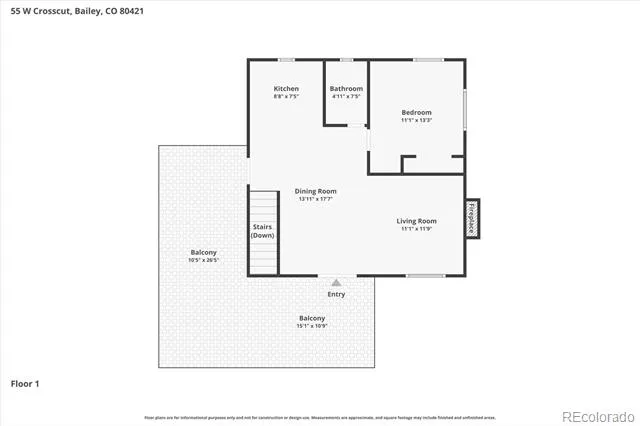 55 W Crosscut Bailey, CO 80421