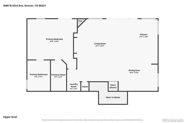 3080 W 63rd Avenue Denver, CO 80221