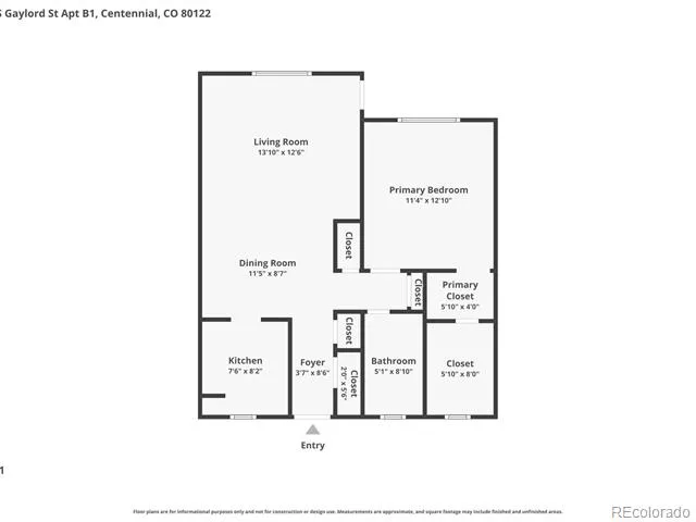 7105 S Gaylord Street #B1 Centennial, CO 80122