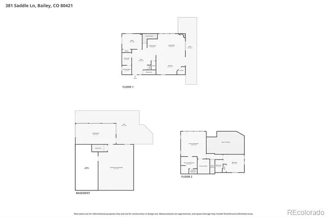 381 Saddle Lane Bailey, CO 80421