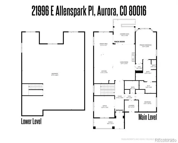 21996 E Allenspark Place Aurora, CO 80016