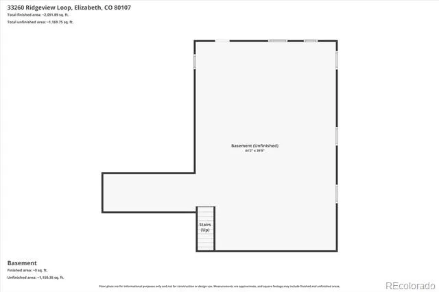 33260 Ridgeview Loop Elizabeth, CO 80107