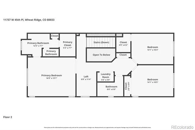 11737 W 45th Place Wheat Ridge, CO 80033