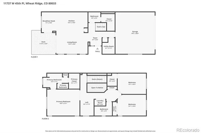 11737 W 45th Place Wheat Ridge, CO 80033