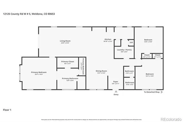 12125 County Road W.5 Weldona, CO 80653
