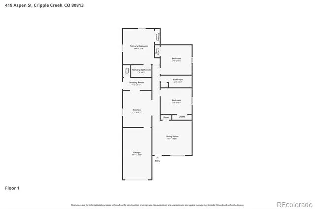 419 Aspen Street Cripple Creek, CO 80813