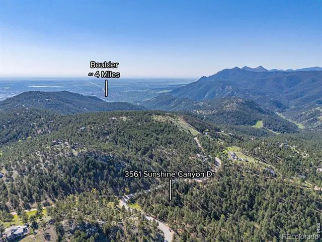 3561 Sunshine Canyon Drive Boulder, CO 80302