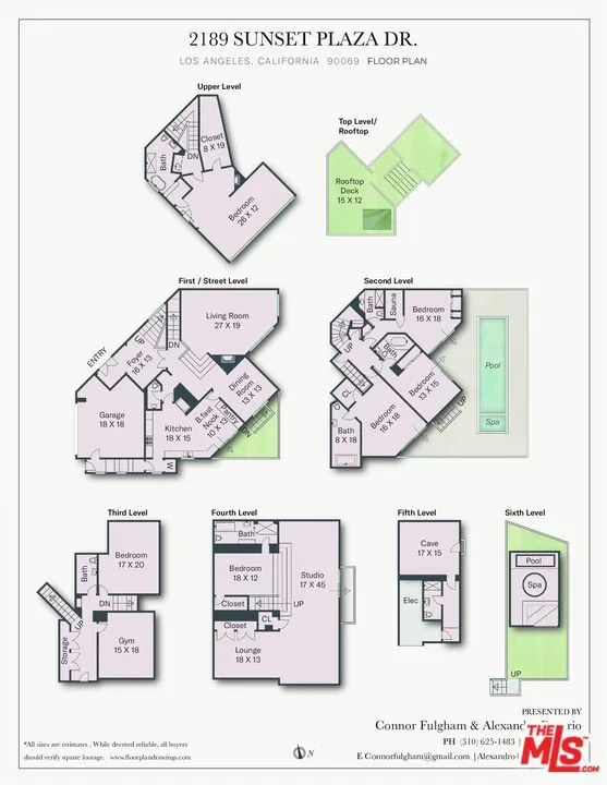 2189 Sunset Plaza Drive Los Angeles, CA 90069