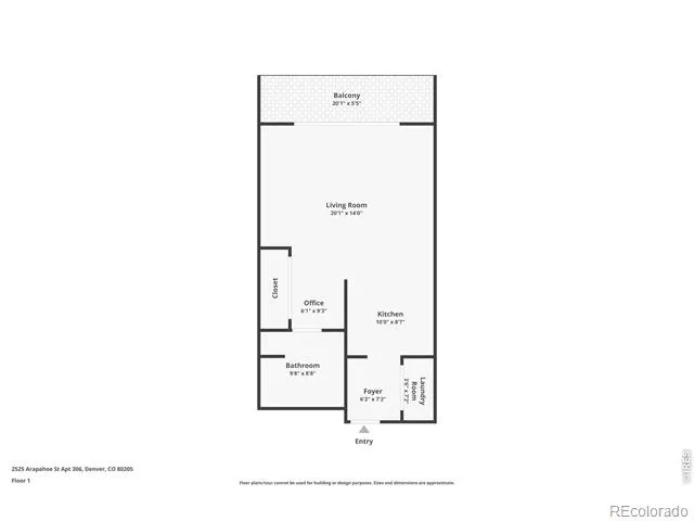 2525 Arapahoe Street #RD306 Denver, CO 80205