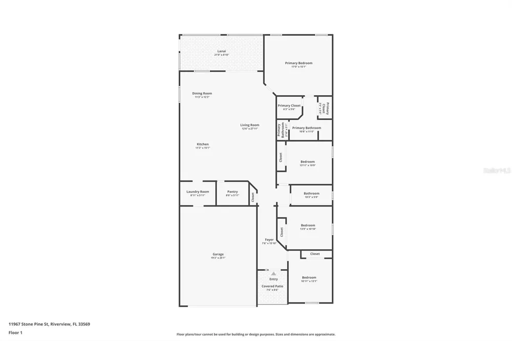 11967 STONE PINE STREET Riverview, FL 33569