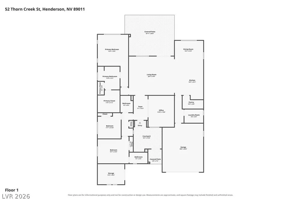 52 Thorn Creek Street Henderson, NV 89011
