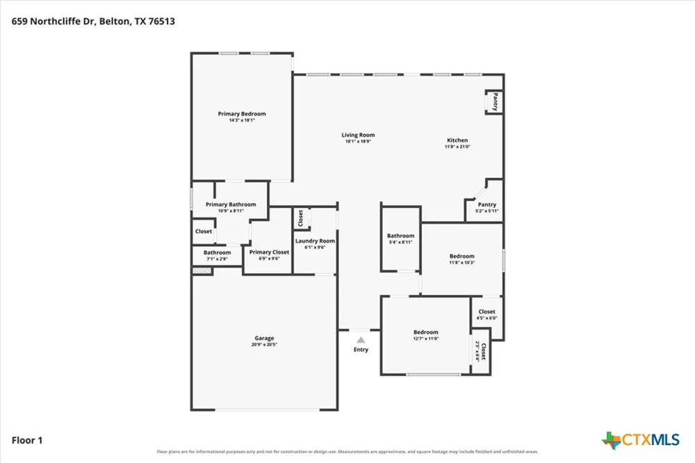 659 Northcliffe Drive Belton, TX 76513