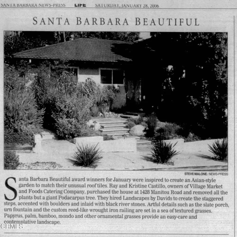 1428 Manitou Road Santa Barbara, CA 93105