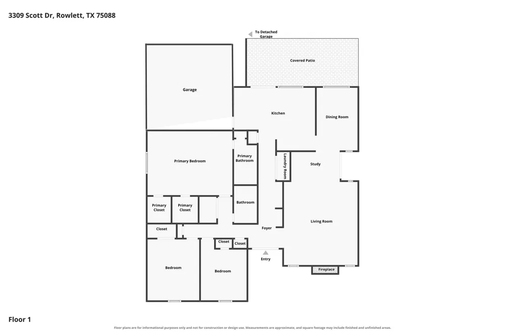 3309 Scott Drive Rowlett, TX 75088