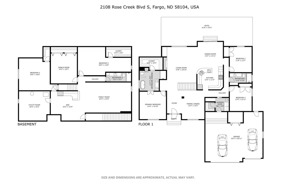 2108 ROSE CREEK BOULEVARD S Fargo, ND 58104