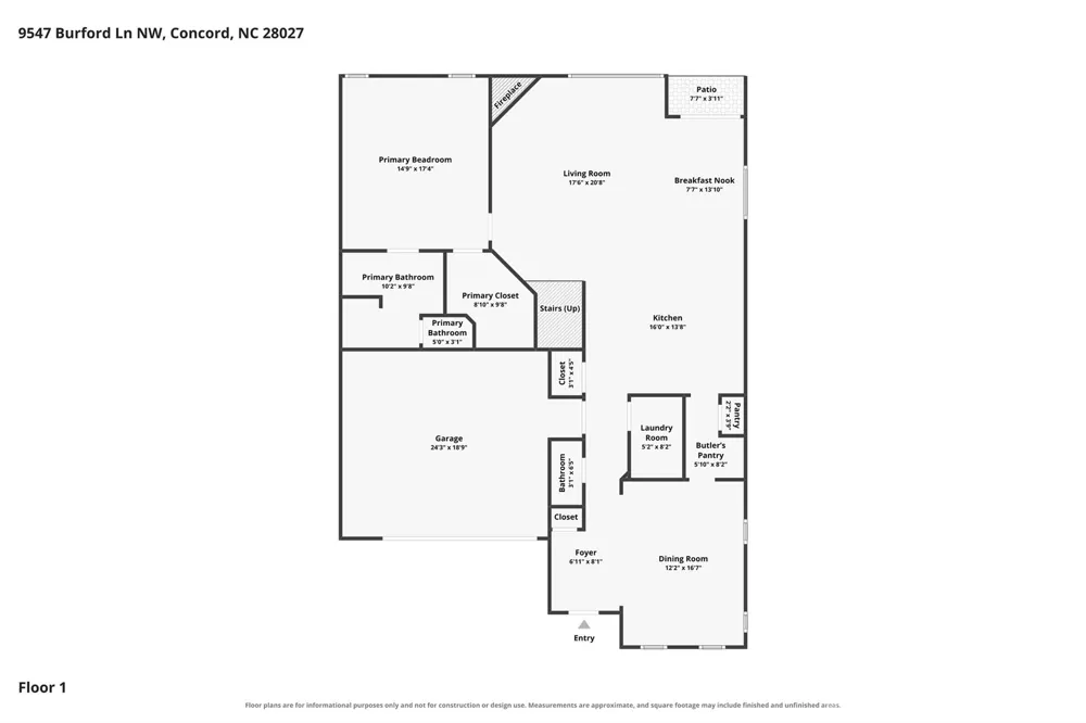 9547 Burford Lane NW Concord, NC 28027