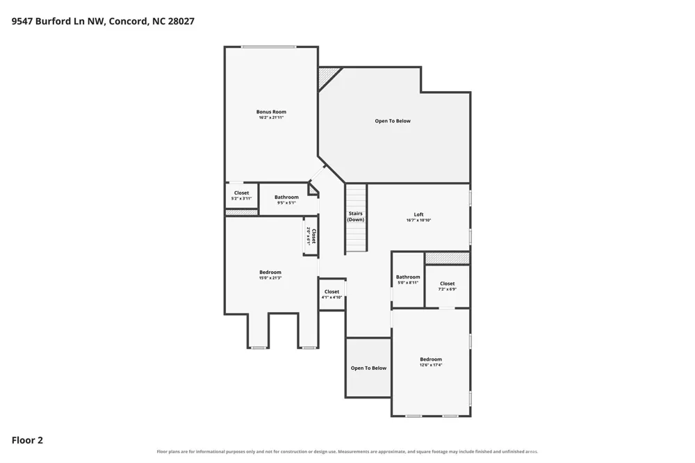 9547 Burford Lane NW Concord, NC 28027