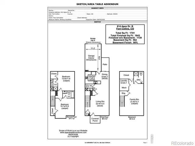 814 Apex Drive #B Fort Collins, CO 80525