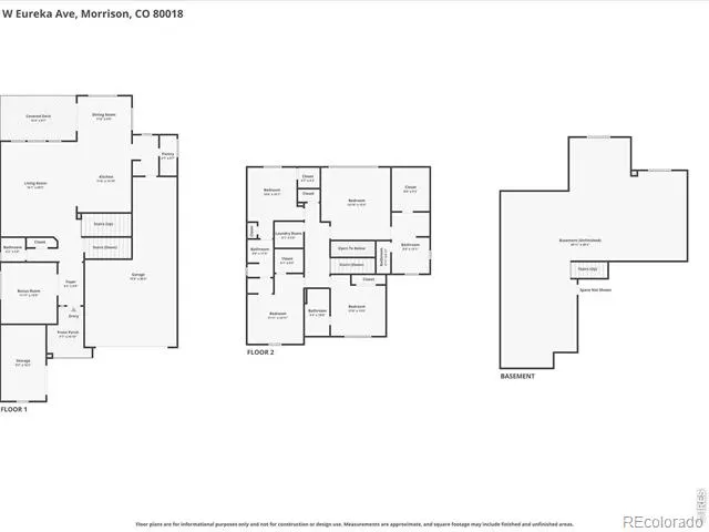 15682 W Eureka Avenue Morrison, CO 80465
