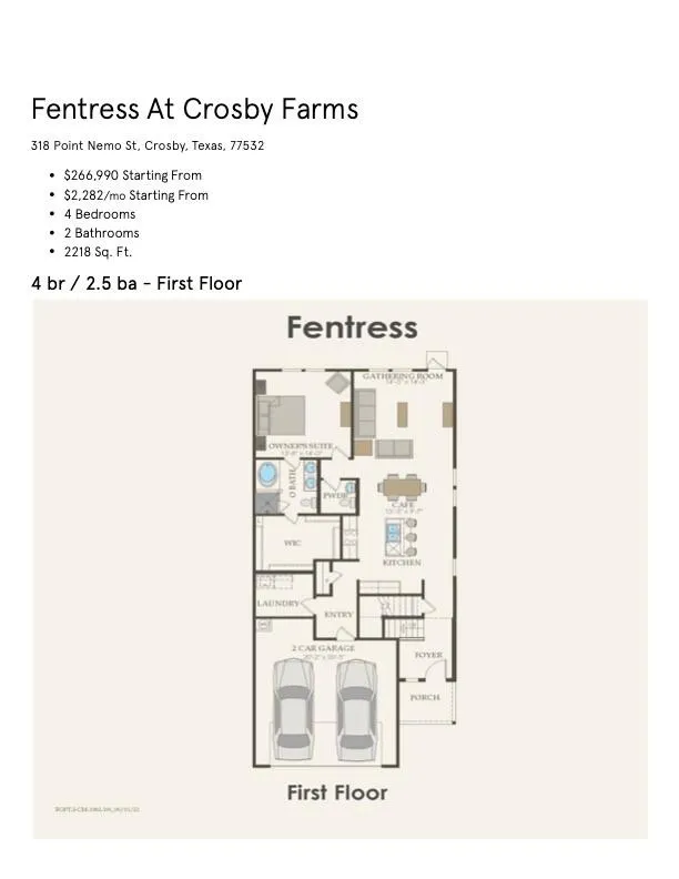 207 Olympic Harbor Drive Crosby, TX 77532
