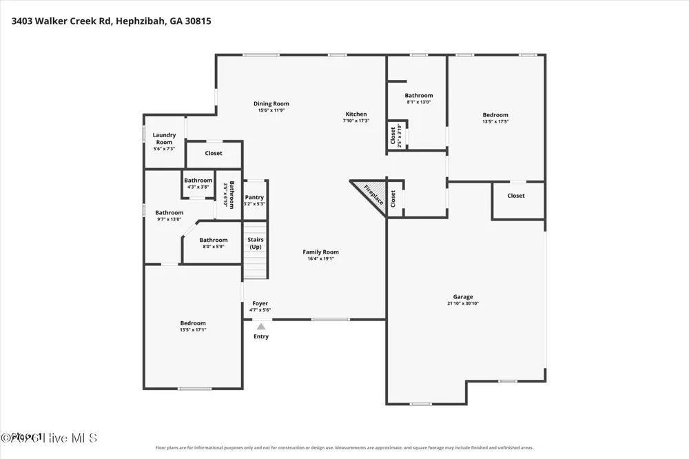 3403 Walker Creek Road Hephzibah, GA 30815