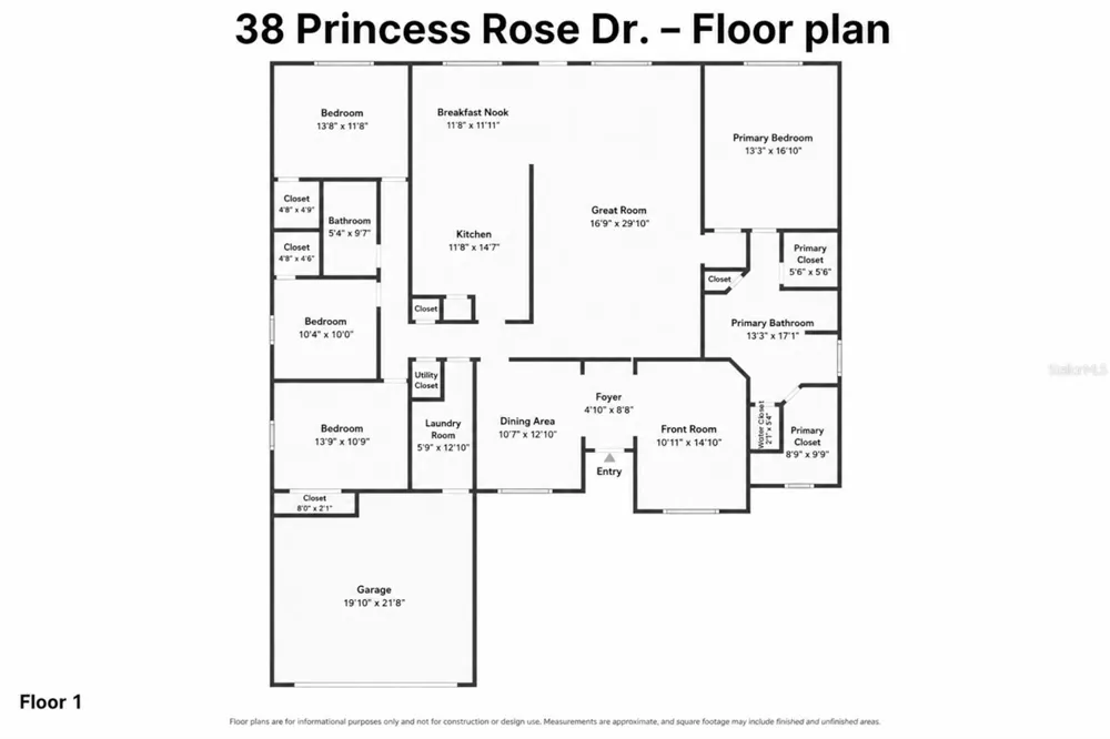 38 PRINCESS ROSE DRIVE Palm Coast, FL 32164