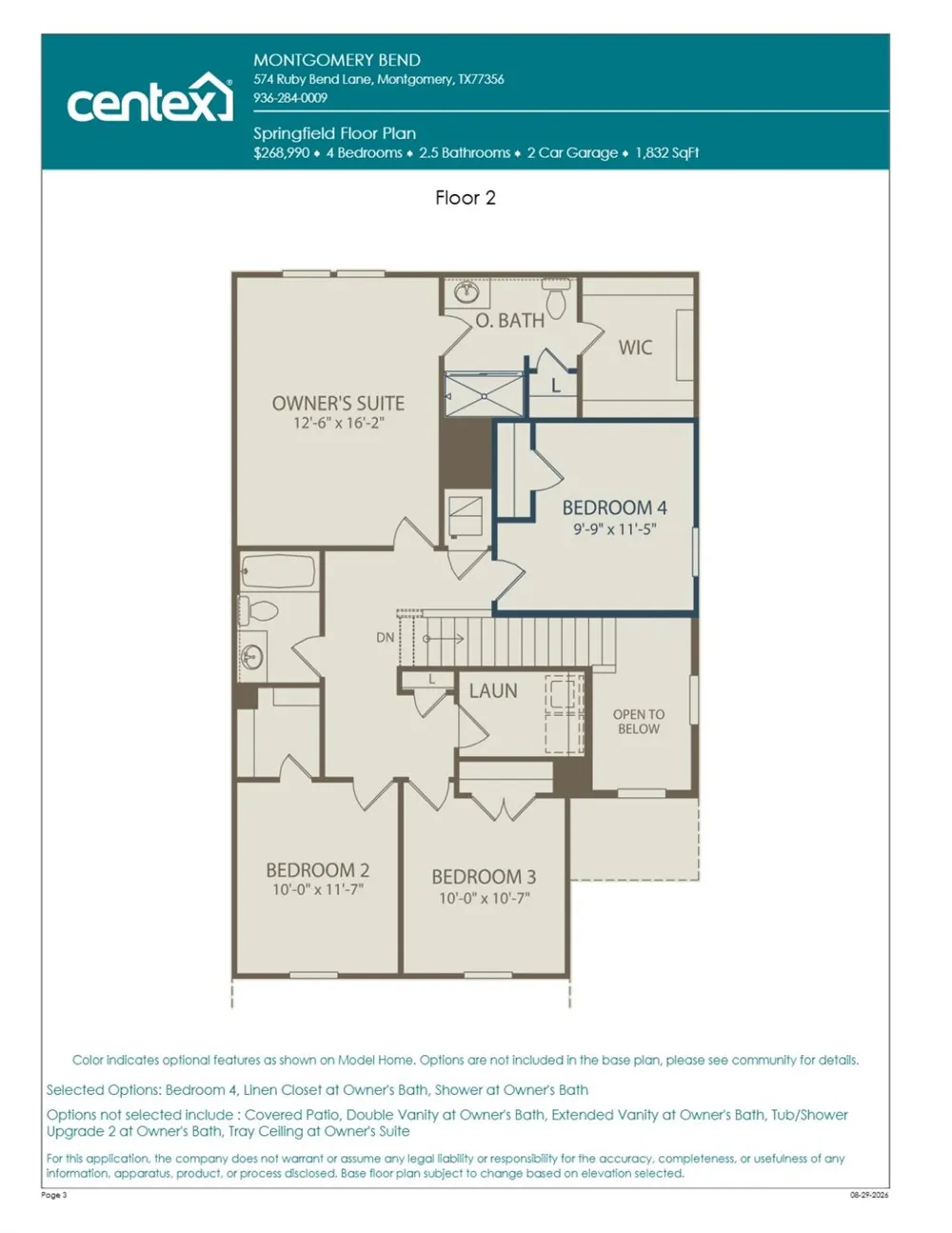 914 Silver Buckle Lane Montgomery, TX 77356