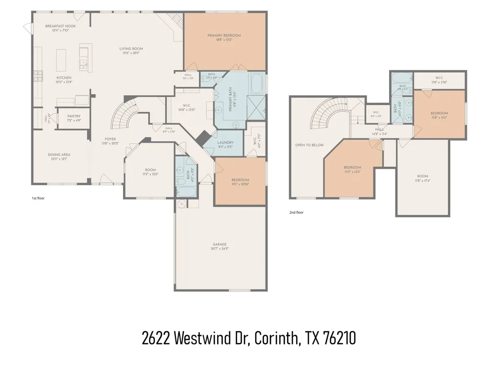 2622 Westwind Drive Corinth, TX 76210