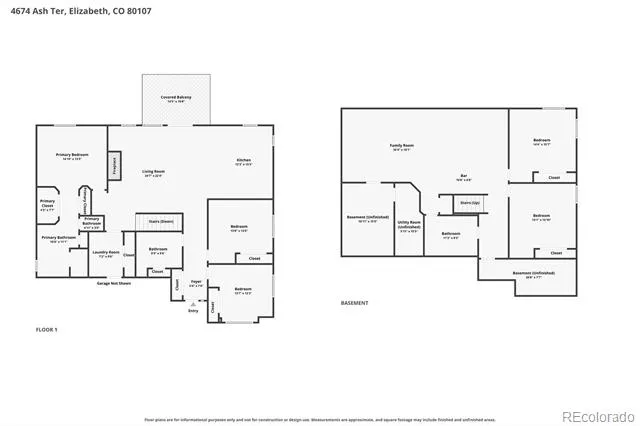4674 Ash Terrace Elizabeth, CO 80107