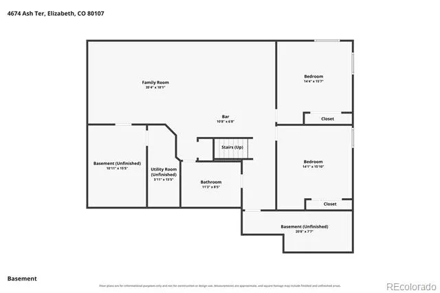 4674 Ash Terrace Elizabeth, CO 80107